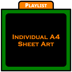 Individual A4 Sheet Art